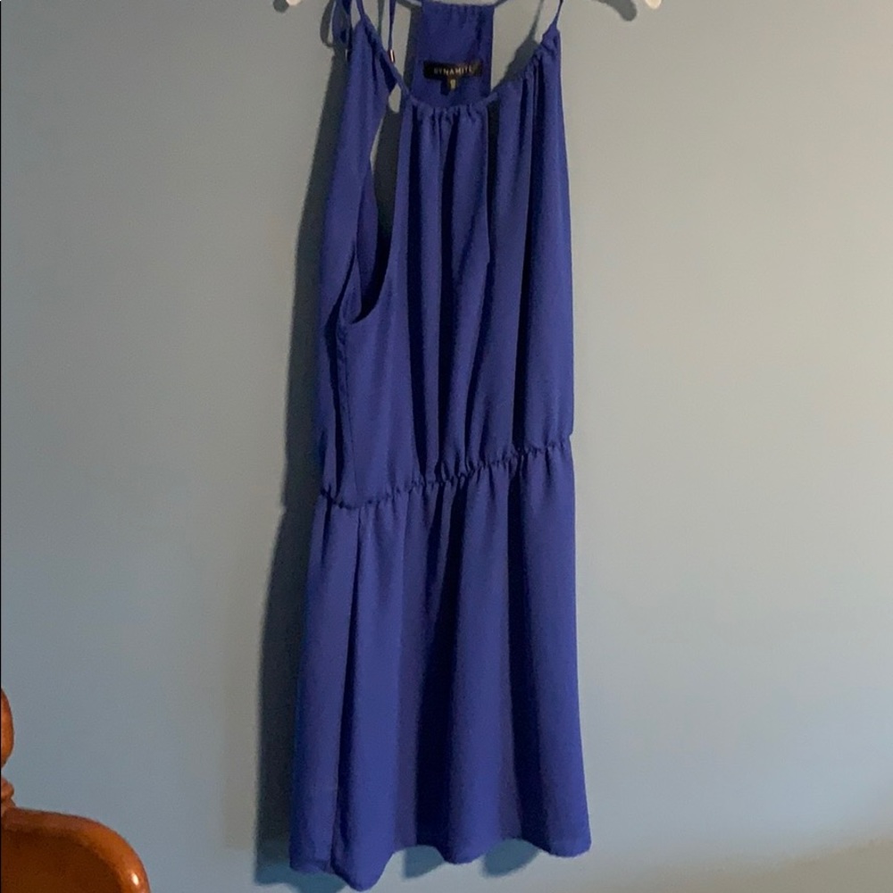 Dynamite navy blue dress